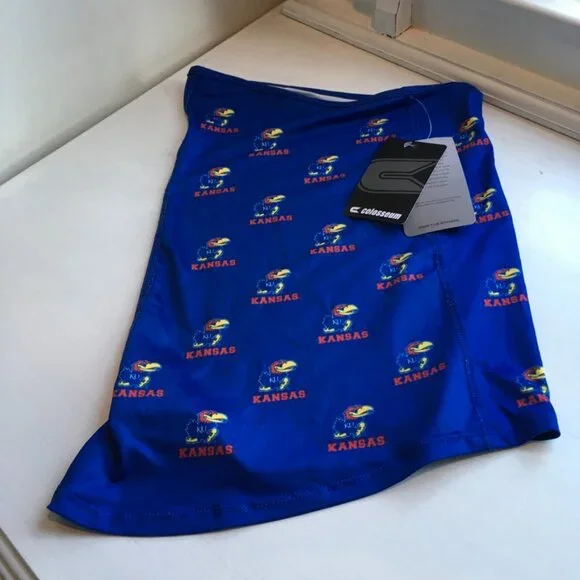 Kansas Jayhawks Print Logo Gaiter Scarf