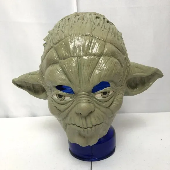 Vtg Yoda Collectors Rubber Mask Lucas Film TM Costume Made In Mexico
