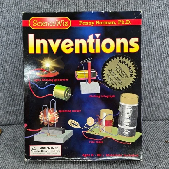 ScienceWiz Inventions Science Kit by Penny Norman Ph.D. NIB