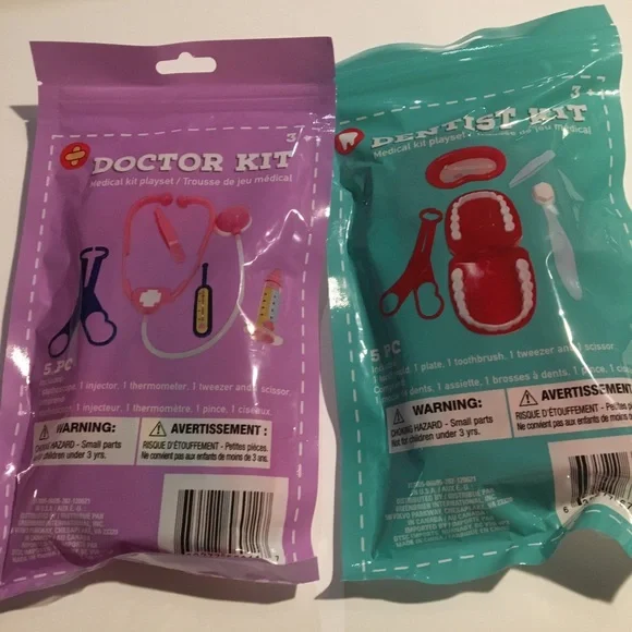 Dentist and Doctor kits toys play fantasy pretend