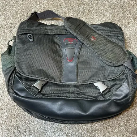 Tumi T-Tech 5508GRH Expandable Briefcase Messenger Laptop Bag