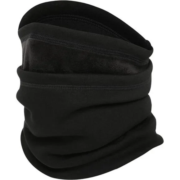 Neck Gaiter Warmer Ski Scarf Windproof Mask - Thick Fleece Neck Warmer Face Mask