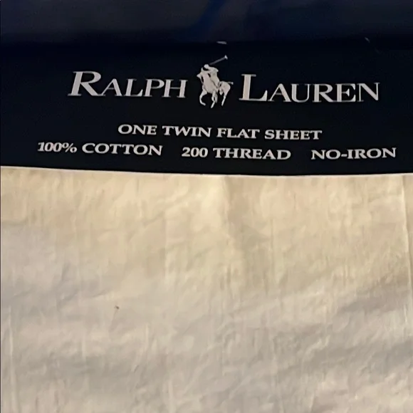 NWOB! Ralph Lauren Twin Flat Sheet. New without bag!