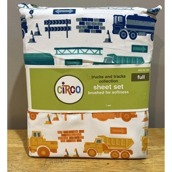 Circo Kids Trucks & Tracks Set Full Set 4 Piece Dump Construction NOS Target‎