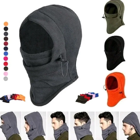 NEW Black Fleece Face Mask