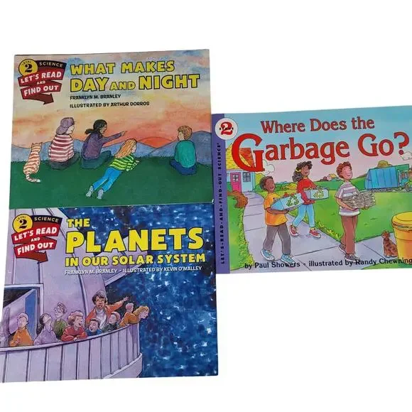 Books Early Reader Planets Solar System Day Night Where Does Garbage Go Level 2