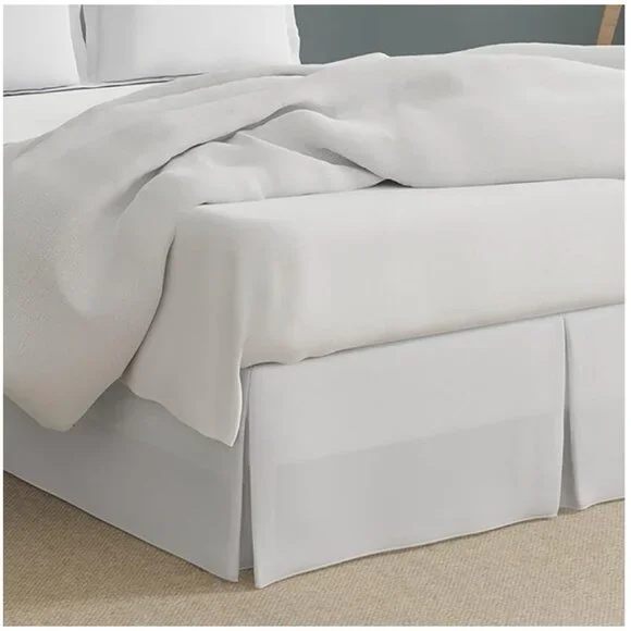 NEW Bed Makers King Never Lift Your Mattress Wrap-Around Bed Skirt White 14