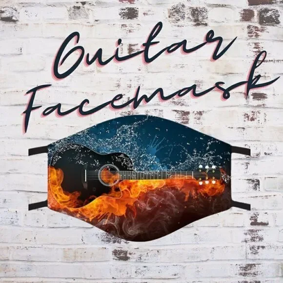 Facemask Electric Guitar Personal Protection Equipment PPE Unisex
