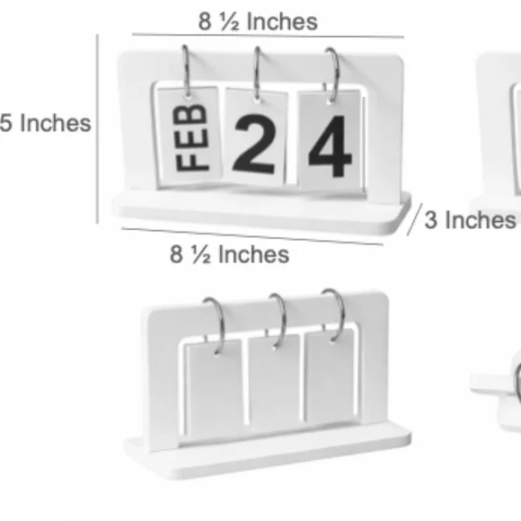 Versatile Desk Calendar Good For Office, Home, Tables, Yearly/Monthly Use