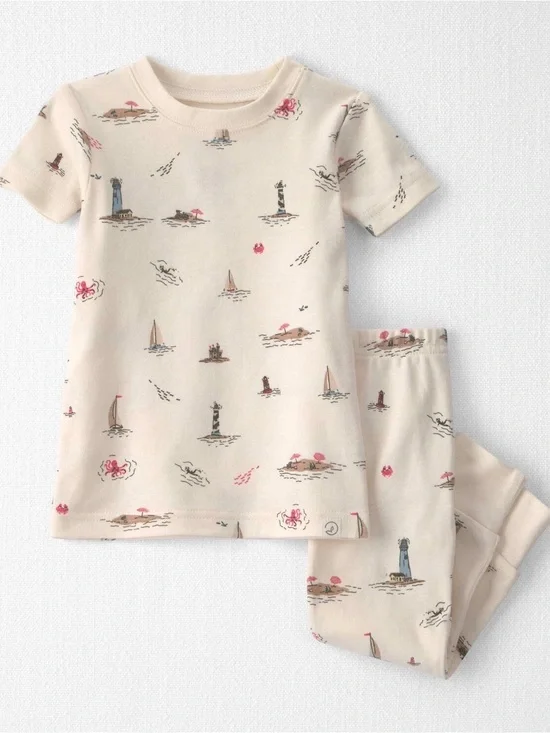 Carter's Cream Coastal Lighthouse Pajama Set 24mths