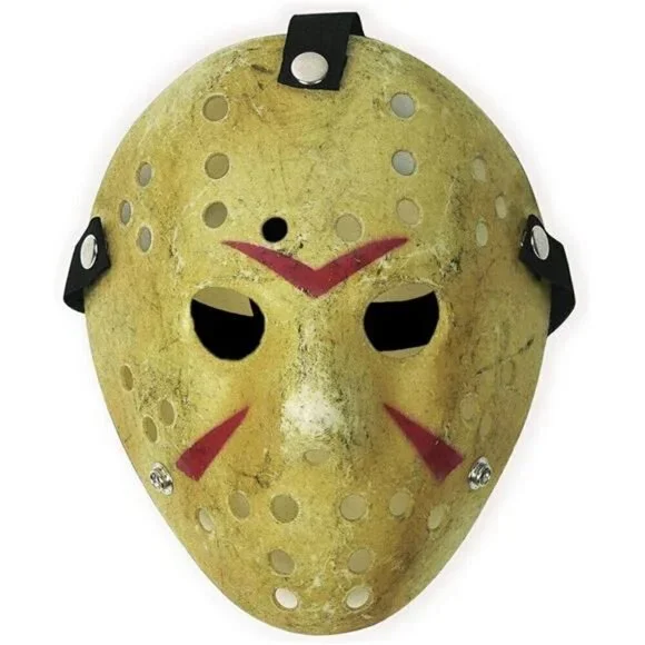 Jason Mask Cosplay Halloween Costume Prop Horror Hockey Party Murder Bondage NEW