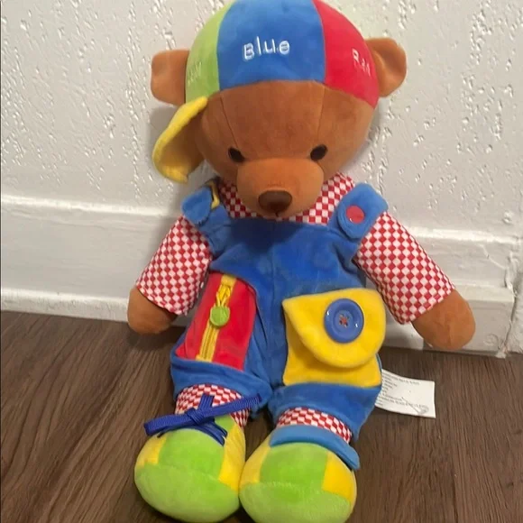 Marvel Educational 17” Bear Plush Toy Motor Skills NWT
