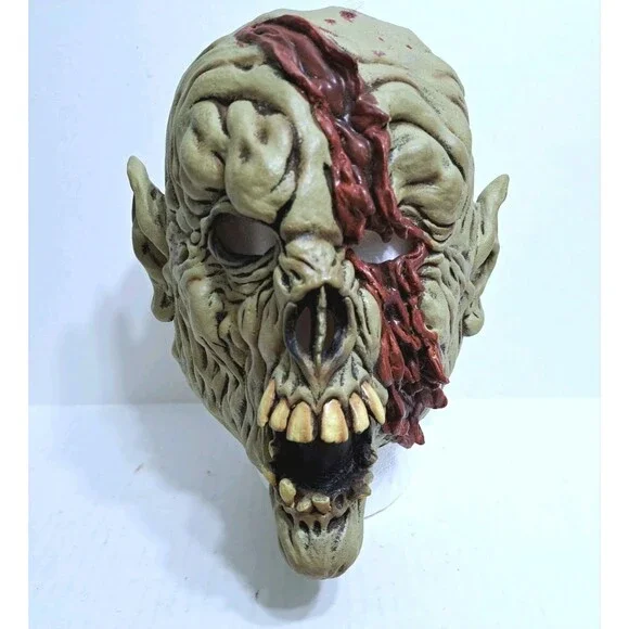 Paper Magic Group Zombie Monster Halloween Ogre Vintage Rubber Mask 2001 Scar