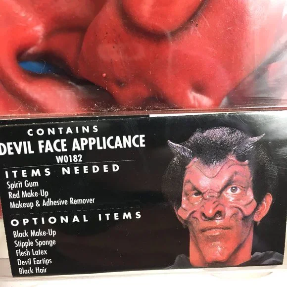 Woochie Devil Face 3 D Professional Appliance WO 182 NWT NOS
