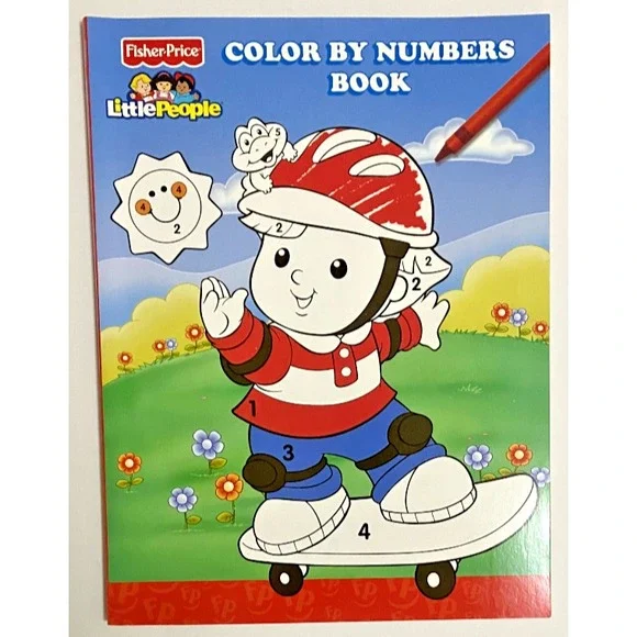 Fisher-Price Little People‎ COLOR BY NUMBERS Book
