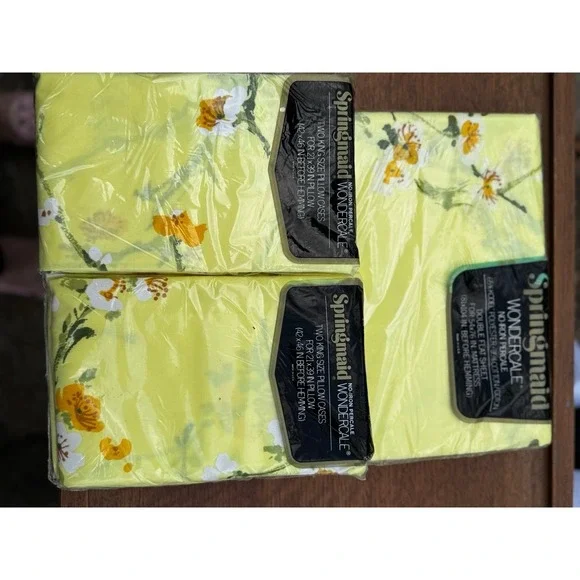 Vintage sheets and pillow cases.