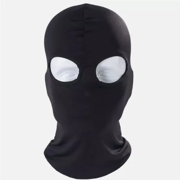 Ultra Thin 2 Holes Full Face Mask Balaclava Windproof Breathable Sports Cap US