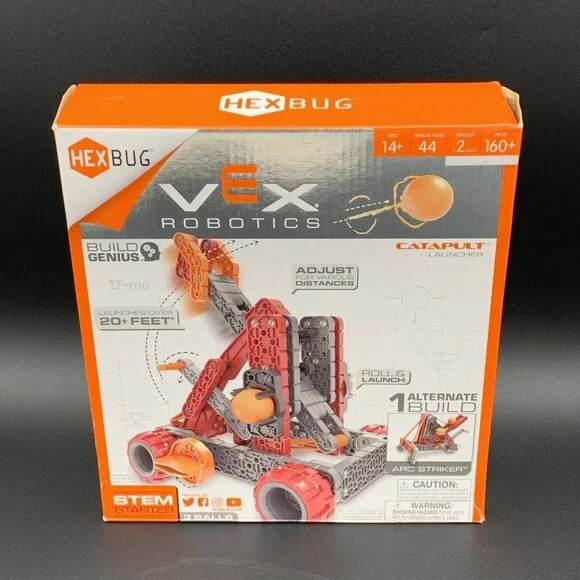 Hexbug VEX Robotics Catapult Launcher STEM Starter Kit‎ Red New Distressed Box