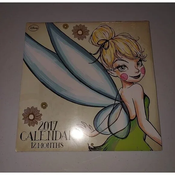 2017 DISNEY 12 MONTH WALL CALENDAR-NEW-SEALED