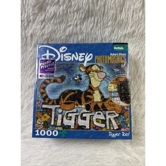 Disney Photomosaics Tigger Puzzle 1026 Pieces Buffalo Games New Package