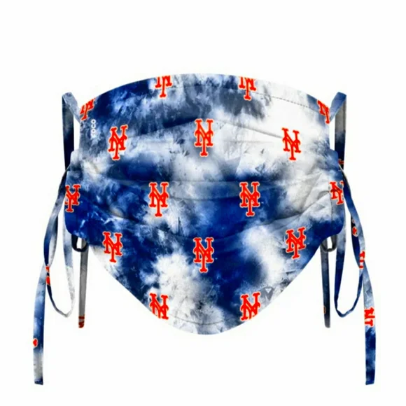 NWT Unisex New York Mets FOCO Pleated Face Mask