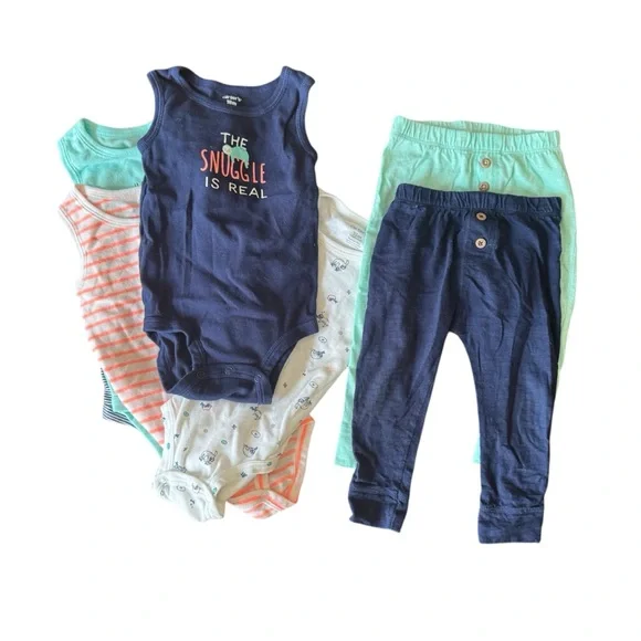 Carters Toddler Bundle 18 Months Summer Sleeveless 6 Piece