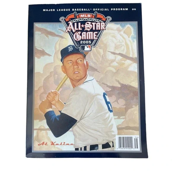 2005 MLB All Star Game Official Program Featuring Al Kaline