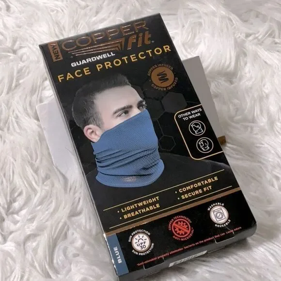 🟢3 for $20——-COPPER Fit face protector blue NEW OSFM