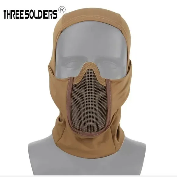 Balaclava Airsoft Mesh Mask Full Face Protection Hood for Cs War Game Hunting US