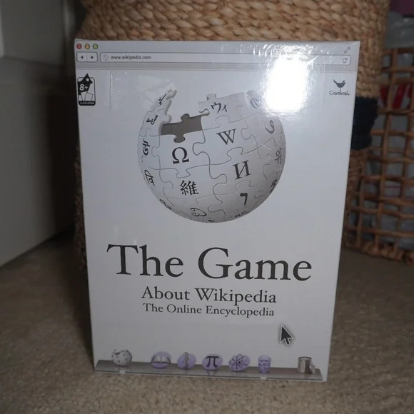 The Game About Wikipedia Online Encyclopedia Ages 8+ 2-4 players New Sealed