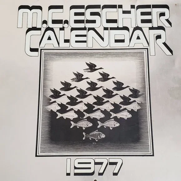 1977 Holographic M.C. Escher Calendar