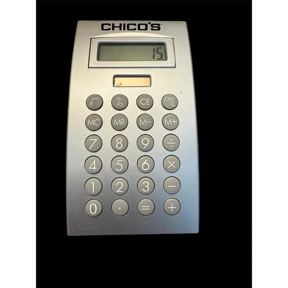 Chico's‎ Calculator Vintage Chico's Employee Rare Collectors Item