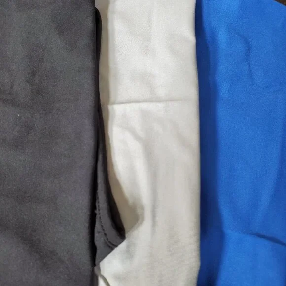Set of 3 Unisex Black, Gray & Blue Tube Mask Neck GAITER Dust Shield Seamless