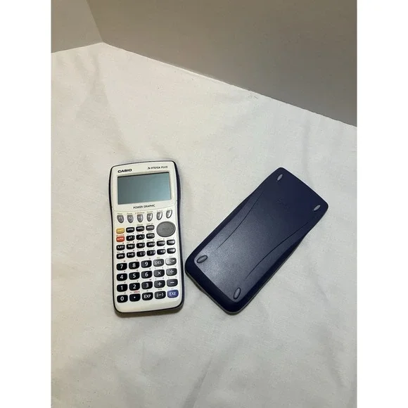 Casio FX-9750GII Graphing Calculator Blue & White Power Graphic - Tested Works