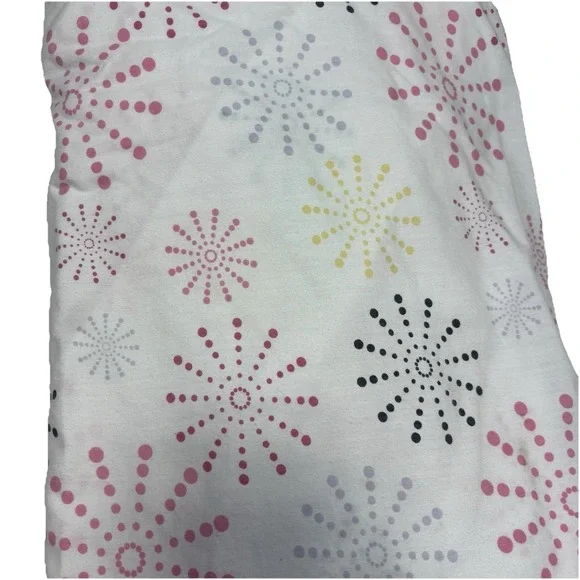 Hannah Montana Disney Twin Fitted Sheet Starburst Pattern Cotton Blend Fabric