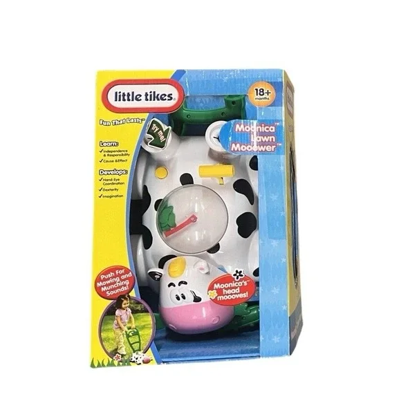 Moo Moo Moower Moonica Lawnmower Little Tikes Cow New