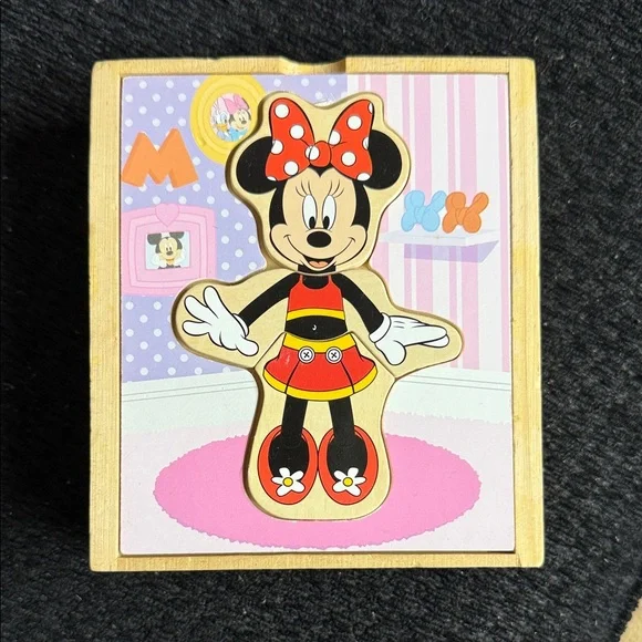 Disney's Minnie Mouse Mix & Match Dress-Up Wooden Toy by Melissa & Doug