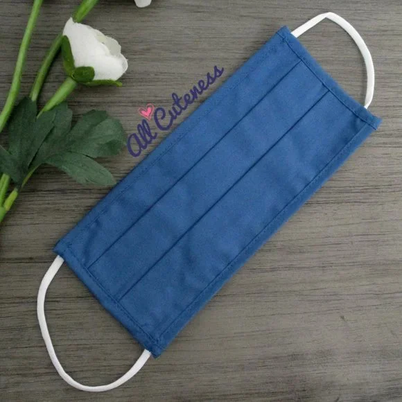 Blue Cloth Face Mask