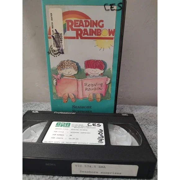 Reading Rainbow Seashore Surprises Beach Nature Educational Sw Florida VHS Tape