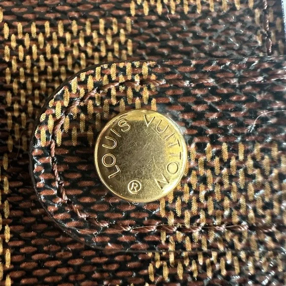 Louis Vuitton Damier Agenda - small ring with original stickers and inserts