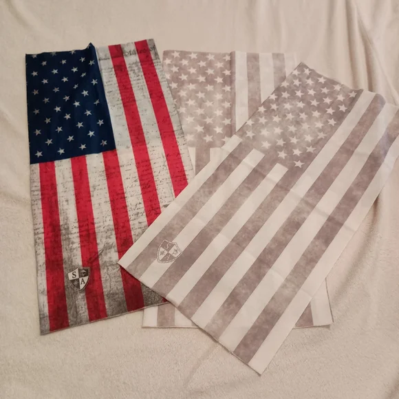 SA Fishing Co Multi Use Face Garter/Shield American Flag