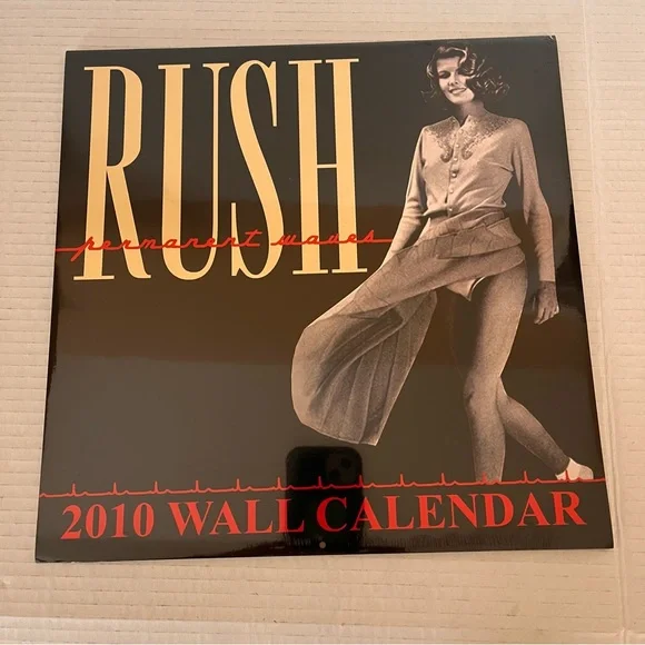 Rush Permanent Waves 2010 Wall Calendar Sealed New