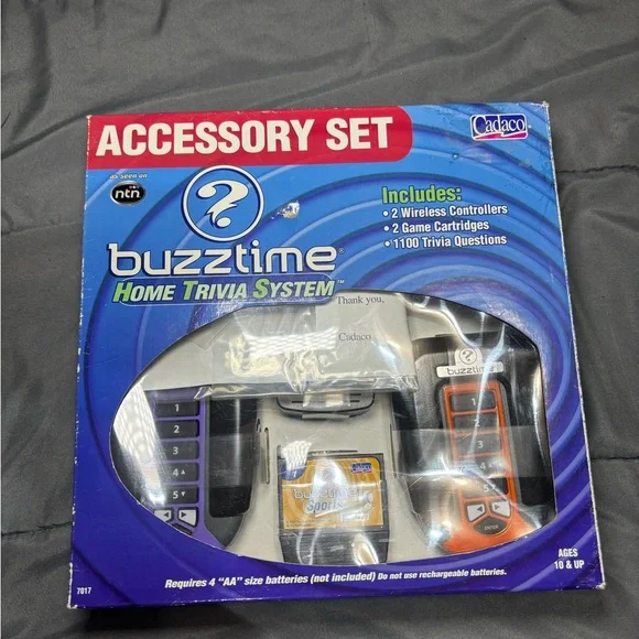 Buzztime TV Home Trivia System & Accessory‎ Set 2004 NIB