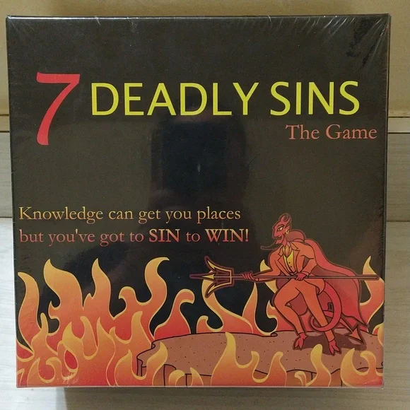 7 Deadly Sins The Game Of Naughty Trivia & Sinful Dares