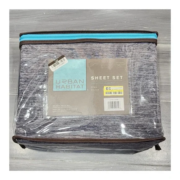 Urban Habitat Comfort Cool‎ Jersey Knit Full Sheet Set Heather Grey