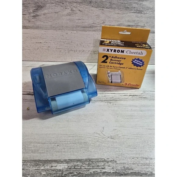 Xyron Cheetah Adhesive Runner And Extra Permanent 2