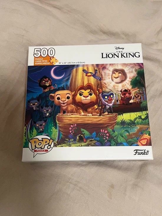 Disney The Lion King 500 piece puzzle! colorful good condition