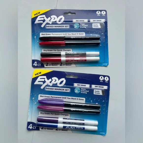Expo Mixed Marker Set - 4 Pack