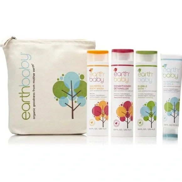 Earth Baby Organic Hypoallergenic Bath Essentials Kit