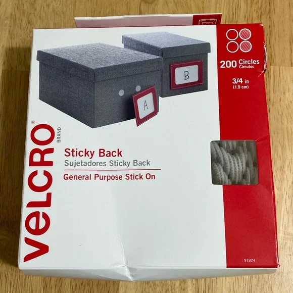 VELCRO Sticky Back General Purpose Stick-on 200 ea x 3/4
